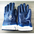 120g 10' nitrile coated work oil resistant gloves with safety cuff